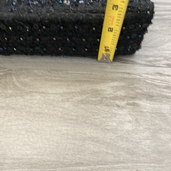 HP 🖤NWOT🖤Kurt Geiger London The Brixton Tweeds Bag Black - Picture 6 of 17